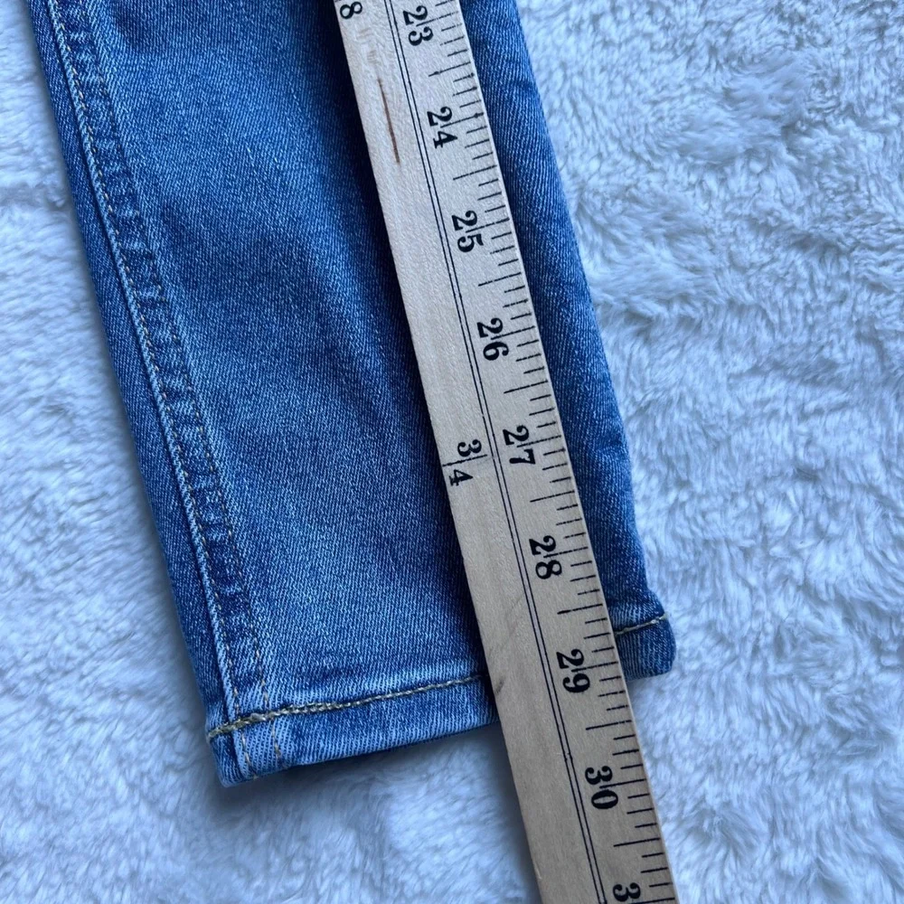 Gap‎ Kids Skinny Jeans Medium Wash Blue Adjustable Waist Size 8  Denim Preowned